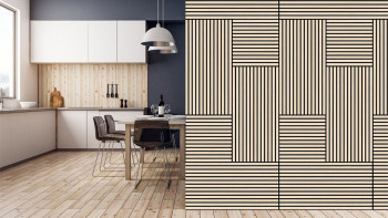 pannello acustico planeo - MixWall Timber Touch Althea Oak 52 x 52 cm | impiallacciato in vero legno (PLMW-10011A)