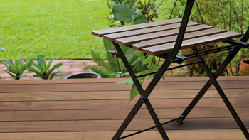 TerraWood legno per esterni Cumaru marrone PRIME 21 x 145mm - entrambi i lati lisci