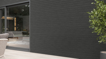 planeo Fassado - Rivestimento di facciata BPC Ebano 5m (PBF-C20)