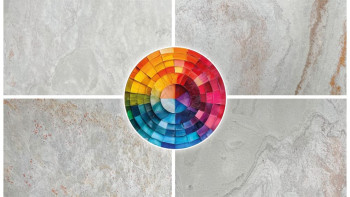 planeo EVOLITH Slate&Stone - Rivestimento in pietra naturale Bianco Pure 1220 x 610 mm