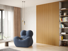 planeo pannelli acustici ISO - rovere oliato naturale - 240 x 60 cm