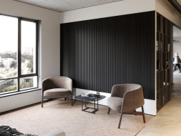 planeo pannelli acustici ISO - rovere nero - 240 x 60 cm