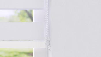 tenda a rullo doppia planeo 28mm profilo di testa VD - bianco