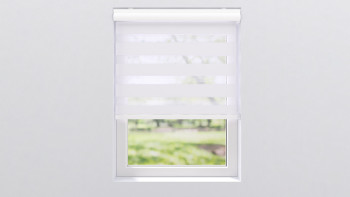 planeo tenda a rullo doppia 28mm TL profilo di testa - bianco