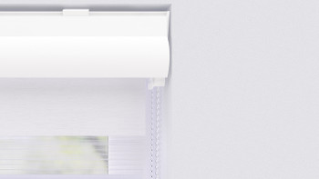 planeo tenda a rullo doppia 28mm TL profilo di testa - bianco