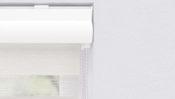 planeo tenda a rullo doppia 28mm TL profilo di testa - bianco neve
