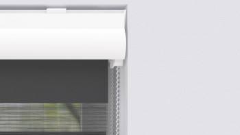 planeo tenda a rullo doppia 28mm TL profilo di testa - nero