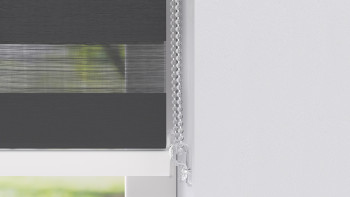 planeo tenda a rullo doppia 28mm TL profilo di testa - nero