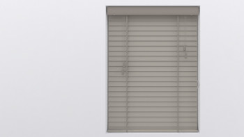 tenda in legno planeo - bambù 50mm grigio