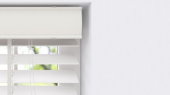 tenda in legno planeo - bambù 50mm bianco