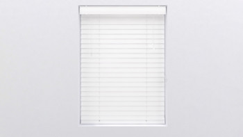 tenda in plastica planeo - PVC in look legno 50mm bianco