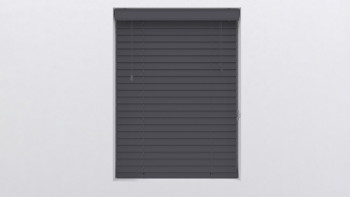 tenda in plastica planeo - PVC in look legno 50mm antracite