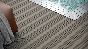 planeo SolidWood WPC decking set completo di tavole massicce - grigio chiaro francese/testurizzato