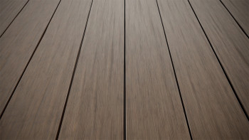 planeo AntikWood WPC tavola solido - Marrone chiaro 3m antico invecchiato