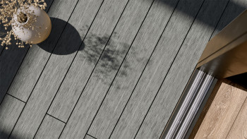 planeo AntikWood WPC tavola solido - Grigio pietra 3m invecchiato
