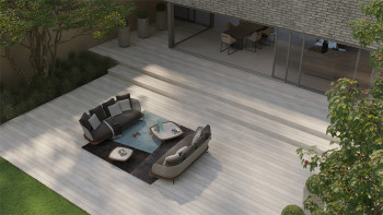 decking solido planeo Authoria PureBoard - Rovere chiaro di tiglio 3,6 m testurizzato