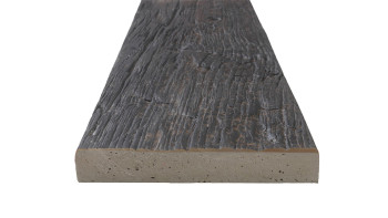decking massiccio planeo Antica PureBoard - Rovere nero 3,6 m strutturato
