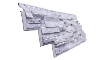 pannello per facciata planeo effetto pietra - NoviStone Grigio 1054 x 334 mm