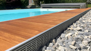 planeo profilo di ventilazione terrazza 1200x150x20mm