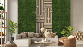 pannello acustico planeo - MixWall Timber Touch Flare Oak 52 x 52 cm | impiallacciato in vero legno (PLMW-00011A)