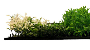 pannello acustico planeo - MixWall Leaf Mood Violet Mixed Flora 52 x 52 cm | pianta artificiale (PLMW-61111)