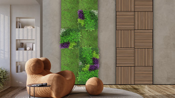 pannello acustico planeo - MixWall Timber Solid Ravon Oak 52 x 52 cm | impiallacciato in vero legno (PLMW-30311C)