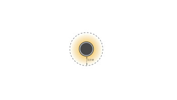 planeo illuminazione giardino 12V - Applique a LED a parete Polaris Alu - 6W 495Lumen