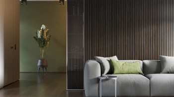 pannelli acustici planeo - Rovere marrone - 2400 x 525 x 18 mm (PU-A-003)