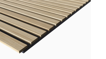 pannelli acustici planeo - rovere naturale - 2400 x 525 x 18 mm (PU-A-012)