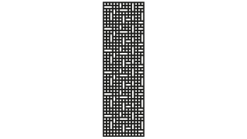planeo Gardence - Elemento di design Mesh Antracite | DB703 60 x 180cm