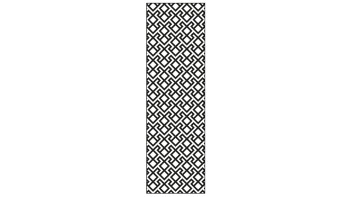 planeo Gardence - Elemento di design Astratto Antracite | DB703 60 x 180cm