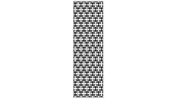 planeo Gardence - Elemento di design Oriental Anthracite | DB703 60 x 180cm
