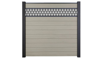planeo Gardence Strong - recinzione a innesto BPC Oriental Bi-Color Sand 180 x 180 cm