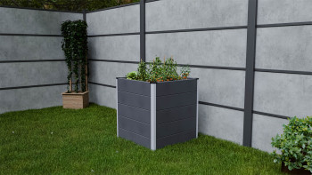 planeo BPC letto rialzato Cube - Antracite | DB703 70 x 70 x 75 cm