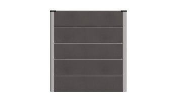 planeo BPC letto rialzato Cube - Antracite | DB703 70 x 70 x 75 cm