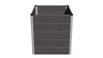 planeo BPC letto rialzato Cube - Antracite | DB703 70 x 70 x 75 cm