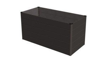 letto rialzato in alluminio planeo rettangolo - antracite | DB703 150 x 70 x 75 cm