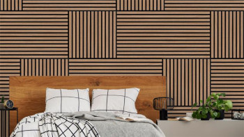 pannello acustico planeo - MixWall Timber Solid Ravon Oak 52 x 52 cm | impiallacciato in vero legno (PLMW-30311C)