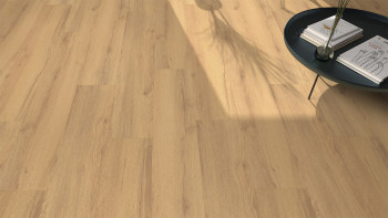 pavimento di design planeo per fare clic - Eco Home&Health Rustic Oak Sand | Isolamento acustico integrato (LO-EK-03)