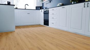 pavimento di design planeo per fare clic - Eco Home&Health Rustic Oak Sand | Isolamento acustico integrato (LO-EK-03)