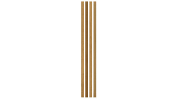 Skaben Pannelli acustici SilentWall Easy-Sticks - Rovere rustico - 250 x 3,45 cm