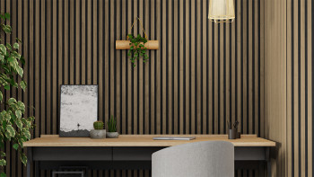 Skaben Pannelli acustici SilentWall Comfort Light - Rovere rustico - 250 x 30 cm