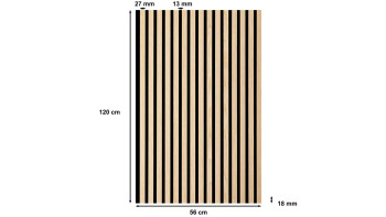 Skaben Pannelli acustici SilentWall - Rovere naturale chiaro