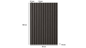 Skaben Pannelli acustici SilentWall - rovere nero naturale