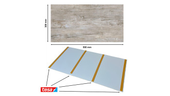 Skaben DesignWall Aqua rivestimento murale in plastica - pino italiano 60 x 30 cm
