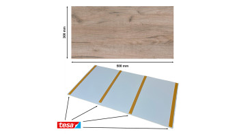 Skaben DesignWall Aqua rivestimento murale in plastica - rovere di Bassano 60 x 30 cm