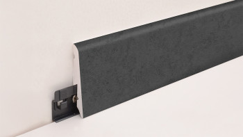 battiscopa planeo SolutionX 2in1 - 2400 x 14 x 58 mm rovere antracite (SL0026)