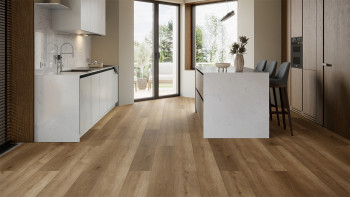 planeo Vinile rigido Klick - ObjektPRO Quercia Prestige 1,83m di lunghezza tavola XL | isolamento acustico integrato (SP183-01)