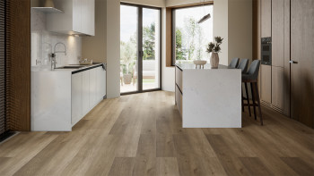 planeo Vinile rigido Klick - ObjektPRO Quercia Avantgarde 1,83 m di lunghezza tavola XL | isolamento acustico integrato (SP183-04)