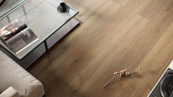 planeo Vinile rigido Klick - ObjektPRO Rovere Royale 1,83m di lunghezza tavola XL | isolamento acustico integrato (SP183-43)